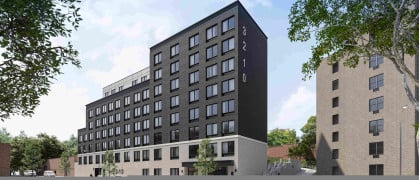 A rendering of the seven-story development in the East Elmhurst neighborhood of Queens.